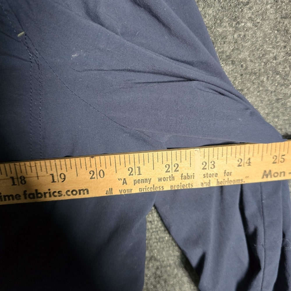 LL Bean Boundless Softshell Jacket Womens Large Blue Fleece Lined Hooded Cinch - Picture 3 of 5